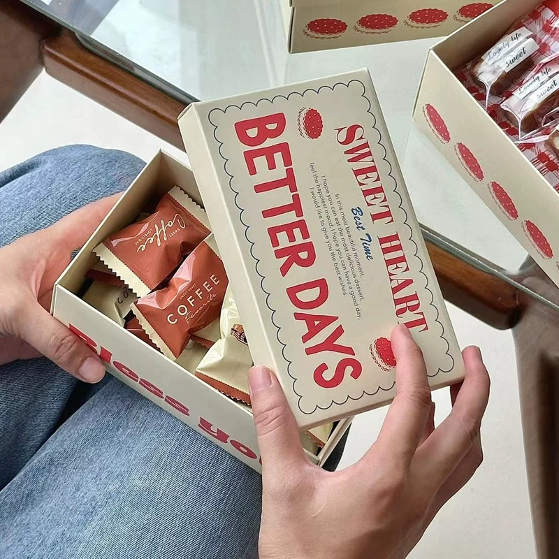 جعبه های بسته بندی بیسکویت راه راه