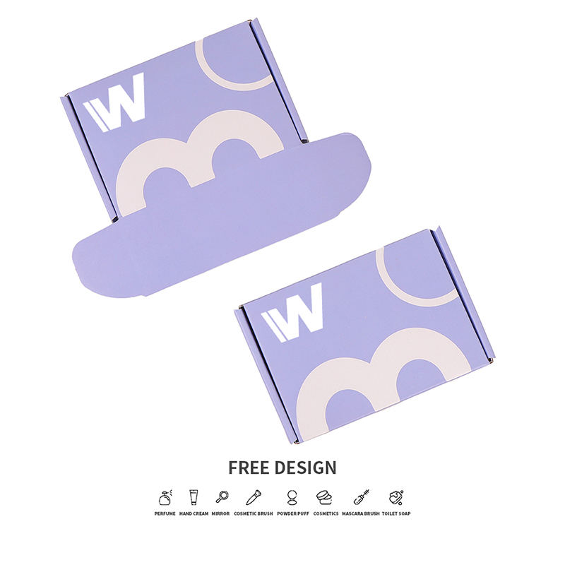 جعبه های بسته بندی لوازم آرایشی راه راه بنفش اسطوخودوس