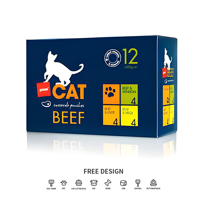 جعبه های بسته بندی ابزار حیوانات خانگی راه راه