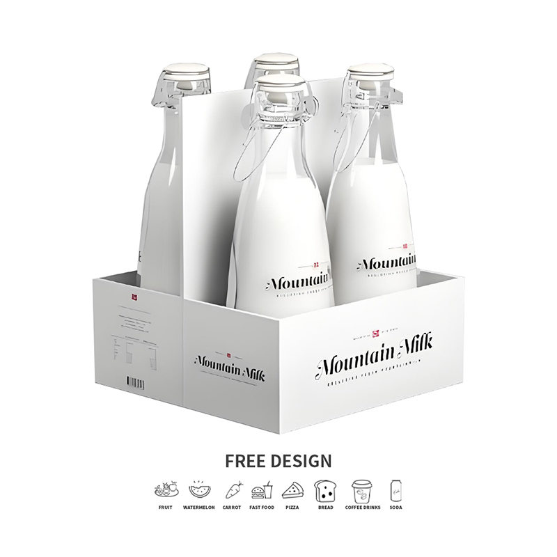 جعبه های بسته بندی شیر راه راه