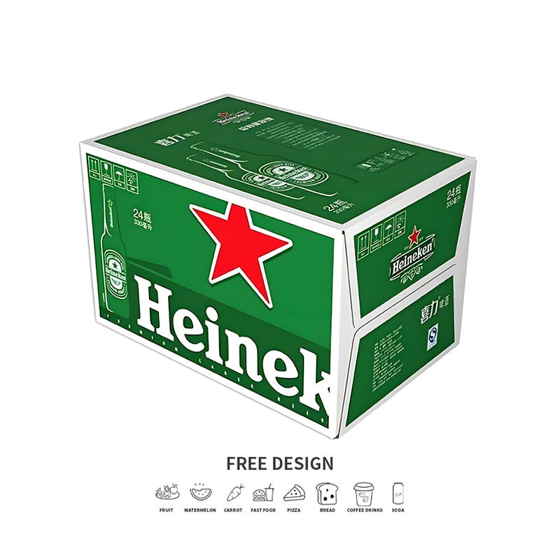 جعبه های بسته بندی الکل راه راه