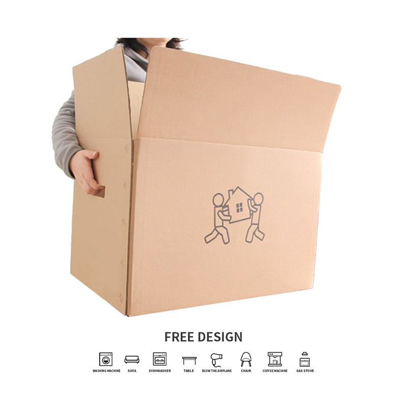 جعبه های بسته بندی کارتن های متحرک راه راه