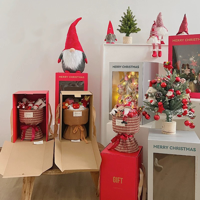 جعبه های هدیه گل شفاف با تم جشن